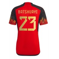 Camiseta Bélgica Michy Batshuayi #23 Primera Equipación Replica Mundial 2022 mangas cortas